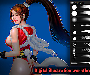 Digital illustration workflow - Vol.12