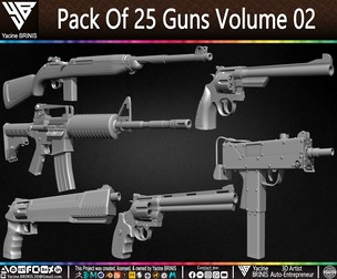 Pack Of 25 Guns Volume 02