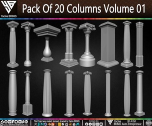 Pack Of 20 Columns Volume 01