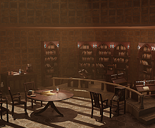 Medieval Library Model Pack Mocha low-poly