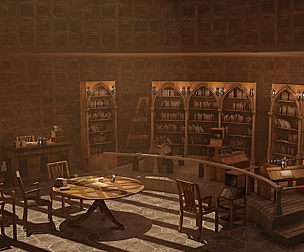Medieval Library Model Pack Rustic low-poly