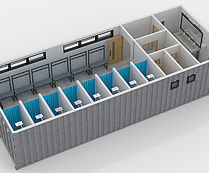 Container Changing Room