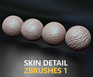 Skin Detail Zbrushes 1