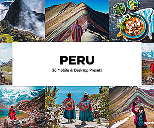 20 Peru Lightroom Presets and LUTs