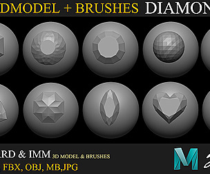 50 Diamond Collection Brush
