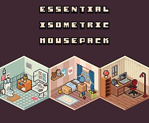 Isometric Pixel Art Housepack + Animations