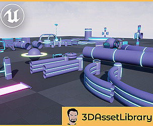Fun Obstacle Course Expansion 2 For Unreal
