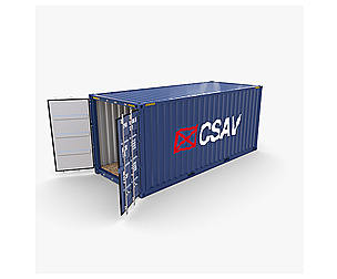 20ft Shipping Container CSAV v2