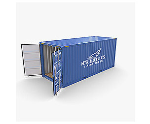 20ft Shipping Container NYK Logistics v1