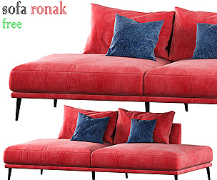Sofa Ronak free 3d model