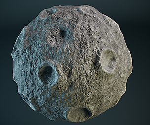 Cartoon Moon PBR