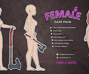 Female Base Model (Plus FREE Weapon and Sketches)