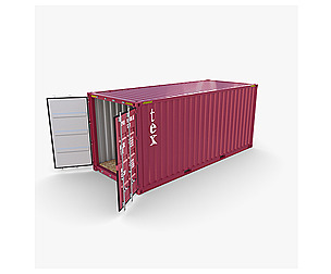 20ft Shipping Container Tex v1