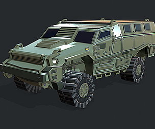MRAP Armored Vehicle