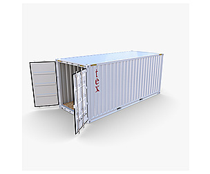 20ft Shipping Container Tex v2