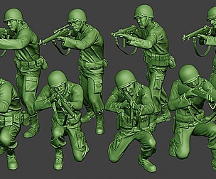 American soldiers ww2 A12 Pack 1