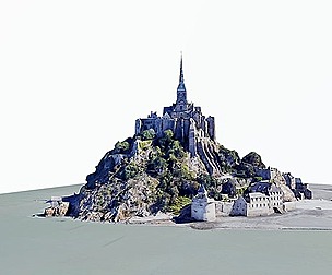St Michael's Mount, Mont-Saint-Michel