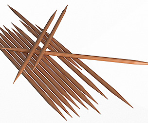 Pile of Wooden Toothpicks