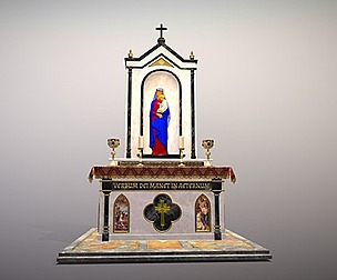 Altar shrine with the Madonna and Child