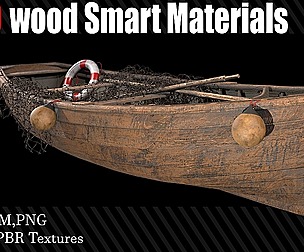 50 Wood Smart Materials + 4K PBR Textures Vol_3
