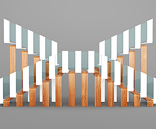 Stairs Futuristic Home