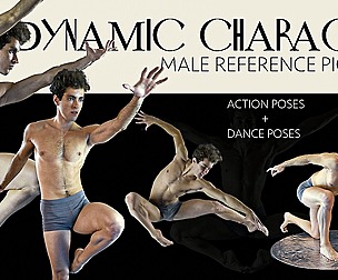 600 + DYNAMIC CHARACTER MALE REFERENCE PICTURES