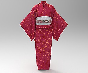 Red Yukata Dress
