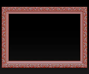 Mirror classical carved frame