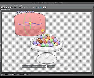 3D Material - Clip Studio Paint - candy display 01