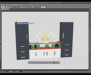 3D Material - Clip Studio Paint - bookcase 06