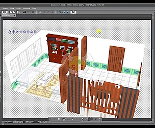 3D Material - Clip Studio Paint - office 01
