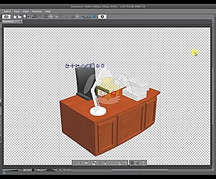 3D Material - Clip Studio Paint - Office desk 01