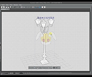 3D Material - Clip Studio Paint - street lamp 02