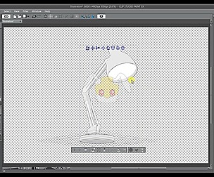 3D Material - Clip Studio Paint - study lamp 01