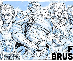 Didier Nguyen's PHOTOSHOP SKETCHING BRUSHES