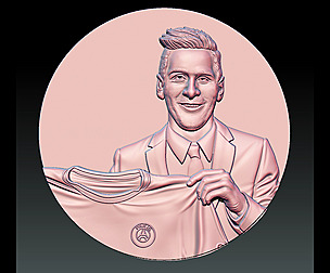 Lionel Messi 3d model