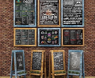 restaurant chalkboard