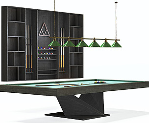 Billiard room set
