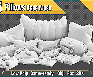 25 pollow Base mesh vol 0.1 - Lowpoly + uv