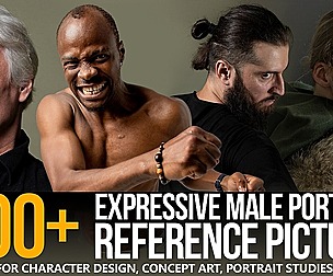 500+ Expressive Male Portraits Reference Pictures