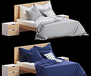 7 Pices King Size Bed