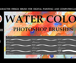 200+CHARACTER DESIGN BRUSH FOR DIGITAL PAINTING