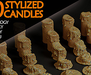 30 Stylized Candel KITBASH