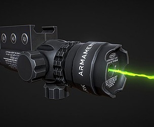 OZARK ARMAMENT Laser Sight - PBR Game Ready
