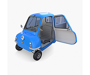 Peel P50 Blue with interior and chassis