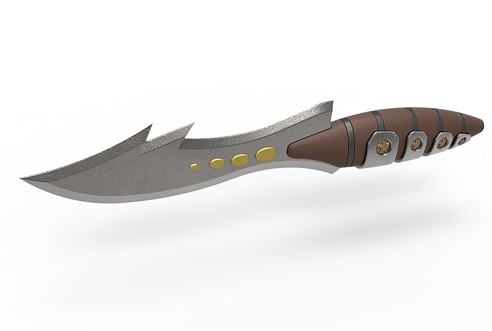 Klingon knife from Star Trek Enterprise TV series