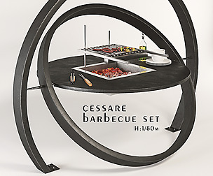 Cesarre KARA Barbecue Grill Set (1 Barbecue)