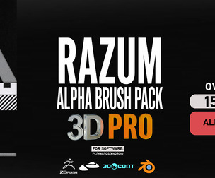 RAZUM MEGAPACK PRO 3D (NomadSculpt/Procreate)