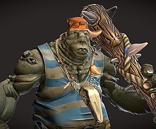 Troll 3D Stylized model