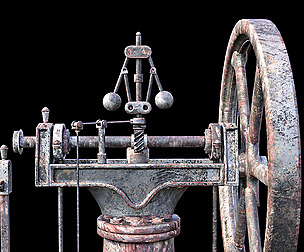 PBR Steampunk Machine - V-Ray Smart Materials 8K